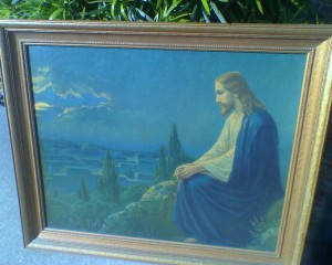 Jesus painting