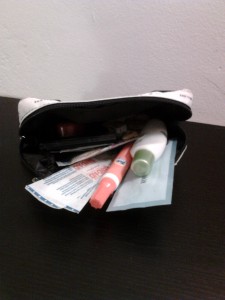 mini drugstore kit, first aid supplies, emergency kit for purse, drugstore items