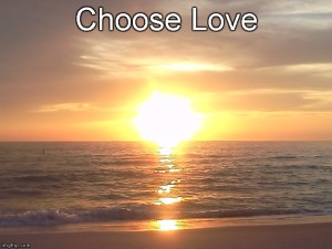 choose love, love, compassion, how to deal with hate, how to get over fear, how to get over anger